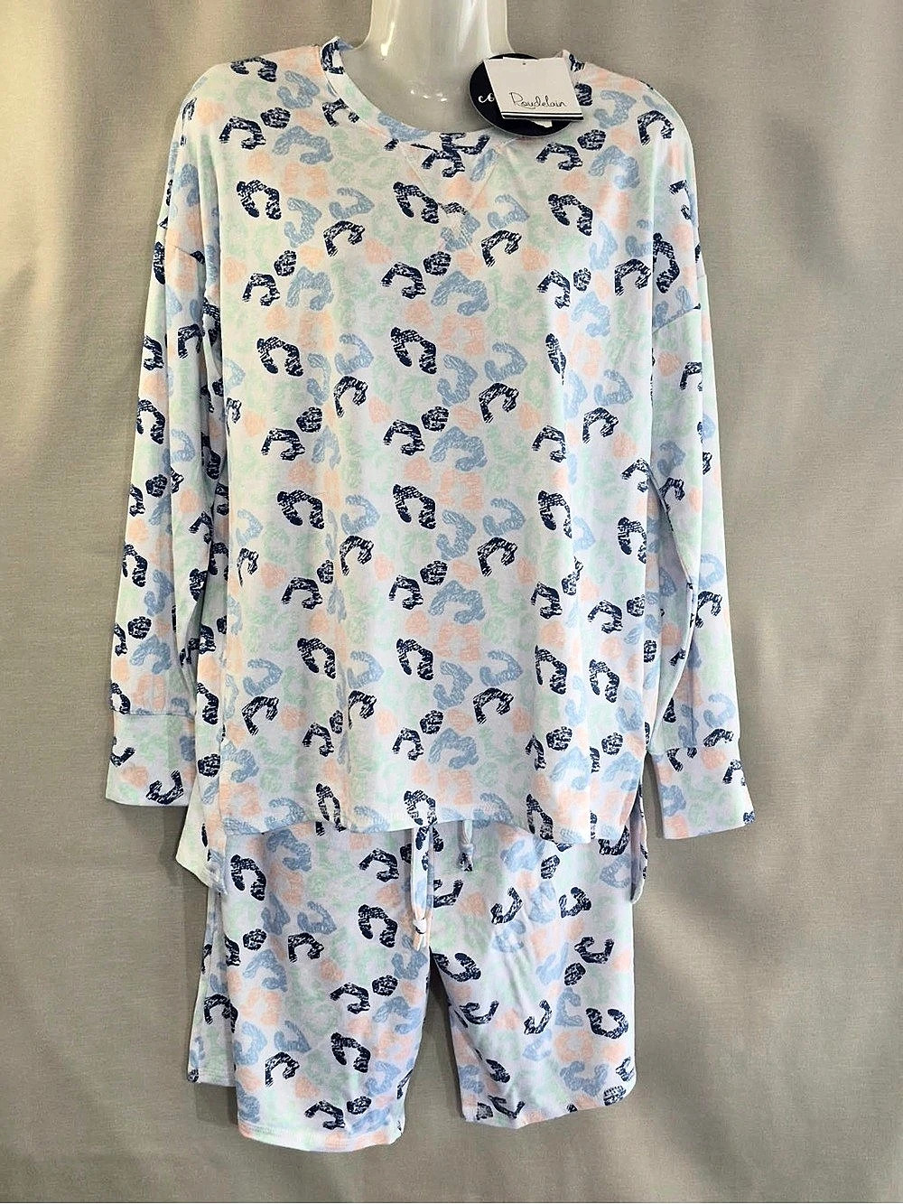 Printed Pajama Set (Swetter and short)